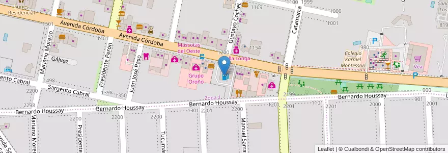 Mapa de ubicacion de Funes Combustibles SRL en 아르헨티나, Santa Fe, Departamento Rosario, Municipio De Funes, Funes.