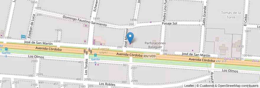 Mapa de ubicacion de Funes Exclusivos en Arjantin, Santa Fe, Departamento Rosario, Municipio De Funes, Funes.