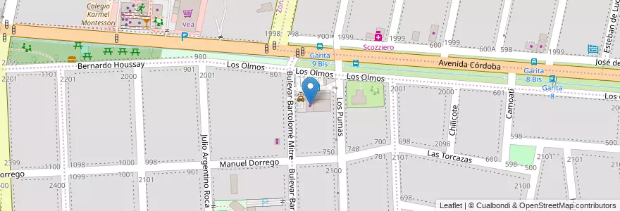 Mapa de ubicacion de Funes GNC en 阿根廷, Santa Fe, Departamento Rosario, Municipio De Funes, Funes.