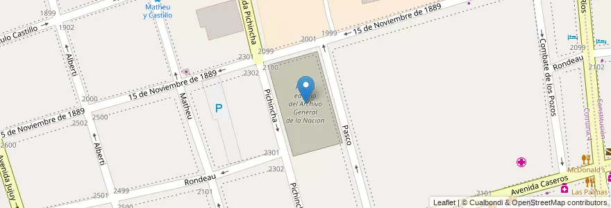 Mapa de ubicacion de Futuro edificio del Archivo General de la Nacion, Parque Patricios en Argentinië, Ciudad Autónoma De Buenos Aires, Comuna 4, Buenos Aires.