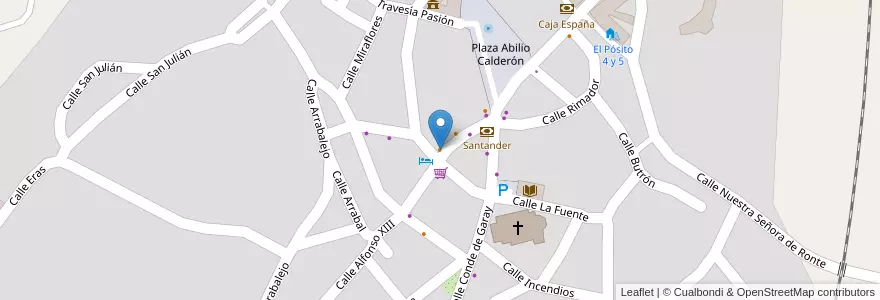 Mapa de ubicacion de Gaby en إسبانيا, قشتالة وليون, Palencia, Campos, Osorno La Mayor.