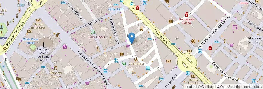 Mapa de ubicacion de Gala del Vermut 2 en 西班牙, Catalunya, Barcelona, Barcelonès, Barcelona.