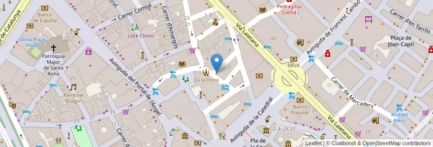 Mapa de ubicacion de Gala den Vermut en 西班牙, Catalunya, Barcelona, Barcelonès, Barcelona.