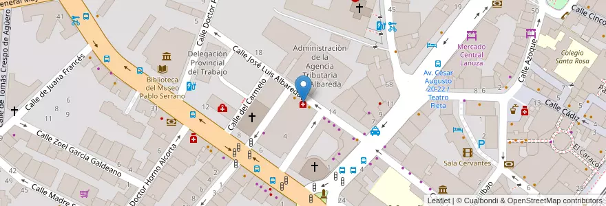 Mapa de ubicacion de Galban Bernal, José en 스페인, Aragón, 사라고사, Zaragoza, 사라고사.