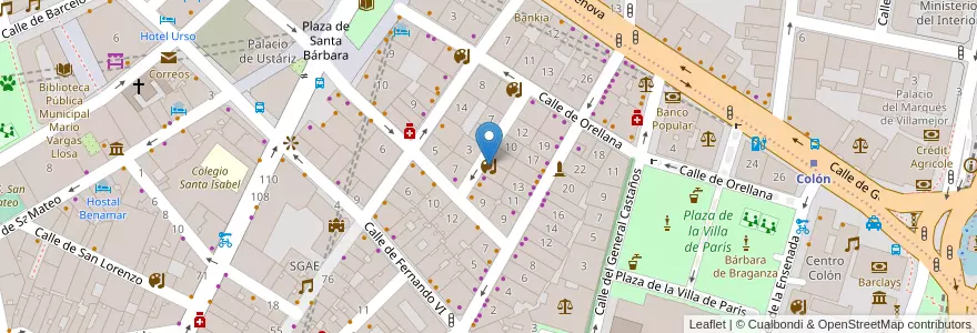 Mapa de ubicacion de Galería Estampa en Spagna, Comunidad De Madrid, Comunidad De Madrid, Área Metropolitana De Madrid Y Corredor Del Henares, Madrid.