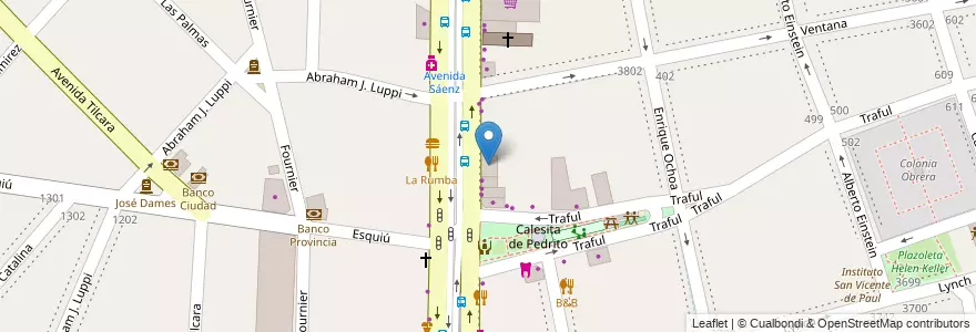 Mapa de ubicacion de Galeria Monumental, Nueva Pompeya en Argentinië, Ciudad Autónoma De Buenos Aires, Comuna 4, Buenos Aires.