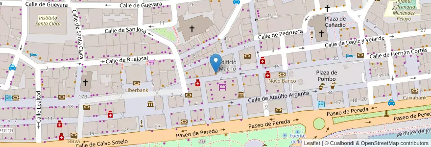 Mapa de ubicacion de Gallofa & Co. en Spanien, Kantabrien, Cantabria, Santander, Santander.