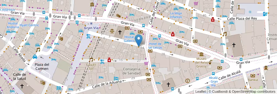 Mapa de ubicacion de Galopín en Espanha, Comunidade De Madrid, Comunidade De Madrid, Área Metropolitana De Madrid Y Corredor Del Henares, Madrid.