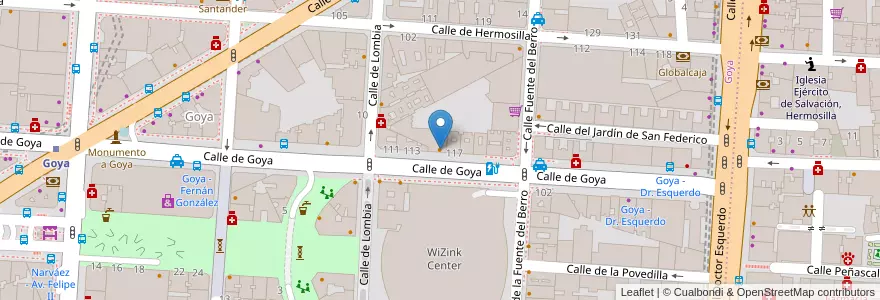 Mapa de ubicacion de Gambrinus en Sepanyol, Comunidad De Madrid, Comunidad De Madrid, Área Metropolitana De Madrid Y Corredor Del Henares, Madrid.