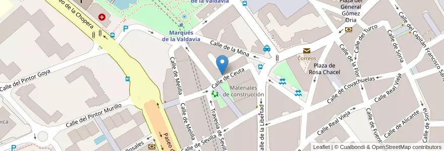 Mapa de ubicacion de Garabato en إسبانيا, منطقة مدريد, منطقة مدريد, Área Metropolitana De Madrid Y Corredor Del Henares, ألكوبينداس.
