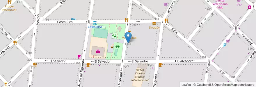 Mapa de ubicacion de Garage Del Sol, Palermo en 阿根廷, Ciudad Autónoma De Buenos Aires, 布宜诺斯艾利斯, Comuna 14.