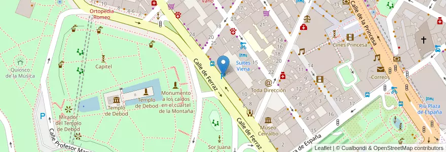 Mapa de ubicacion de Garaje Astoria en Испания, Мадрид, Мадрид, Área Metropolitana De Madrid Y Corredor Del Henares, Мадрид.
