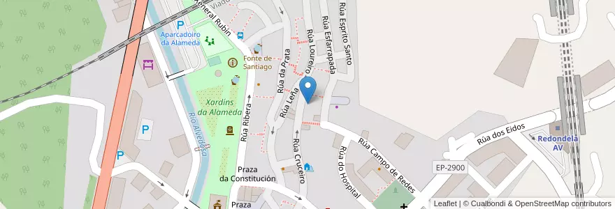 Mapa de ubicacion de Gardaría Os Rapaciños en Испания, Галисия, Понтеведра, Vigo, Redondela.