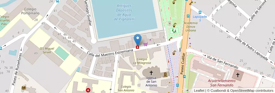 Mapa de ubicacion de Garijo Barselo, María Victoria en Spanje, Aragón, Zaragoza, Zaragoza, Zaragoza.