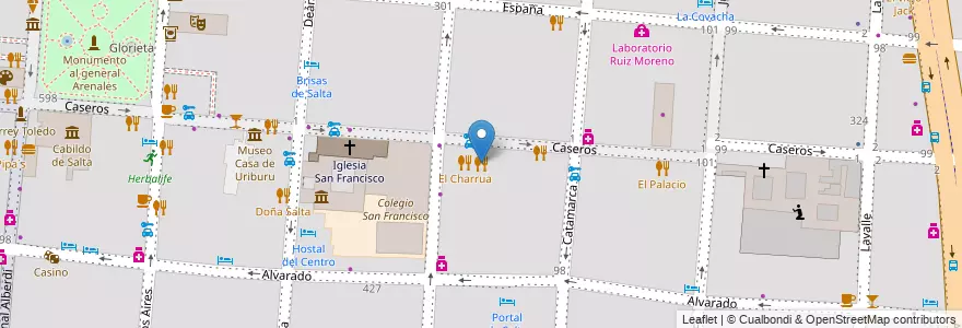 Mapa de ubicacion de Gastropub en Argentinien, Salta, Capital, Municipio De Salta, Salta.