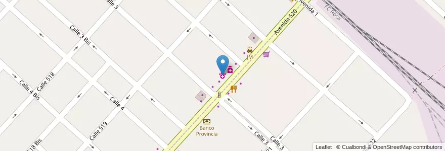 Mapa de ubicacion de Gaturro, Ringuelet en Argentinië, Buenos Aires, Partido De La Plata, Ringuelet.