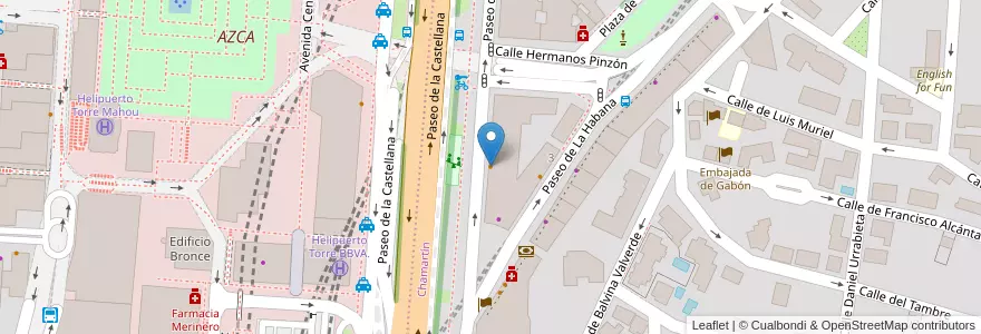 Mapa de ubicacion de Gayarre en 西班牙, Comunidad De Madrid, Comunidad De Madrid, Área Metropolitana De Madrid Y Corredor Del Henares, Madrid.