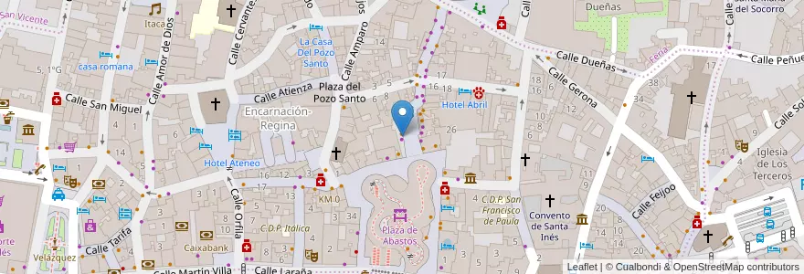 Mapa de ubicacion de Gazpacho en Spanje, Andalusië, Sevilla, Sevilla.