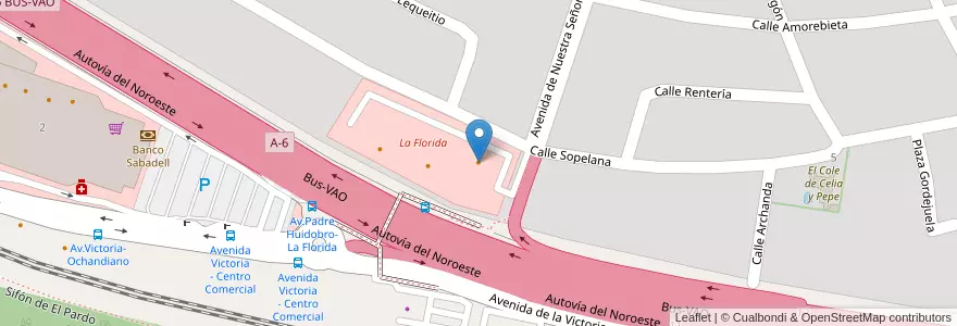Mapa de ubicacion de Gaztelubide en スペイン, マドリード州, Comunidad De Madrid, Área Metropolitana De Madrid Y Corredor Del Henares, Madrid.