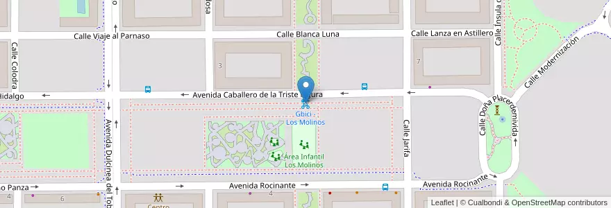 Mapa de ubicacion de Gbici - Los Molinos en España, Comunidad De Madrid, Comunidad De Madrid, Área Metropolitana De Madrid Y Corredor Del Henares, Getafe.