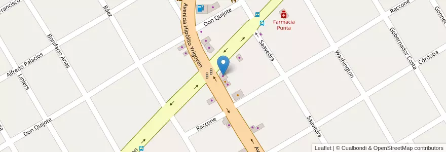 Mapa de ubicacion de GD Audiocar en Argentinië, Buenos Aires, Partido De San Vicente.