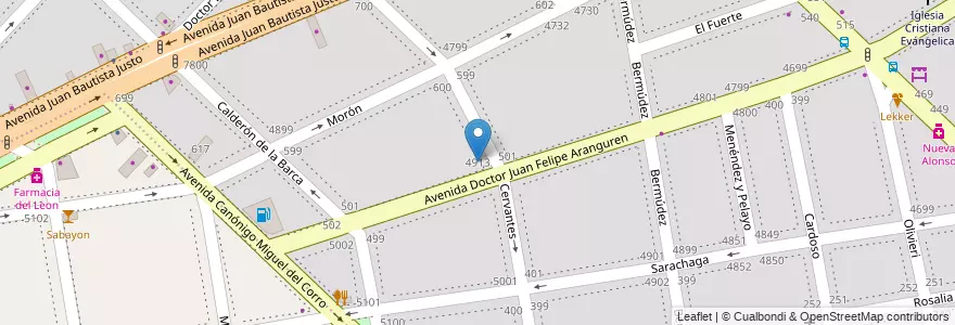 Mapa de ubicacion de Geiser Eventos, Catering, Velez Sarsfield en Argentina, Autonomous City Of Buenos Aires, Autonomous City Of Buenos Aires, Comuna 10.