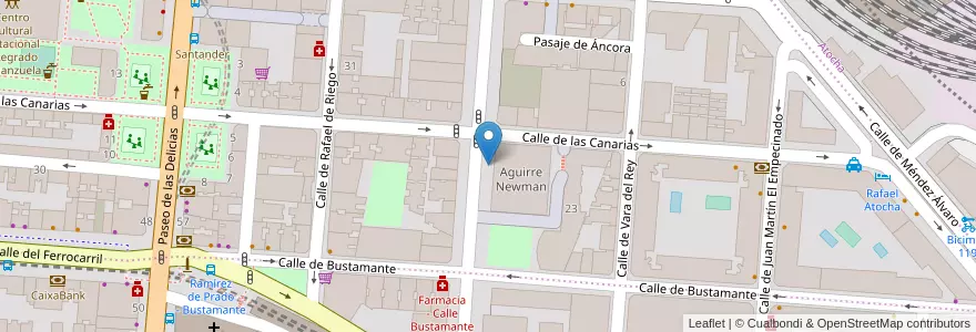 Mapa de ubicacion de GENERAL LACY, CALLE, DEL,23 en スペイン, マドリード州, Comunidad De Madrid, Área Metropolitana De Madrid Y Corredor Del Henares, Madrid.