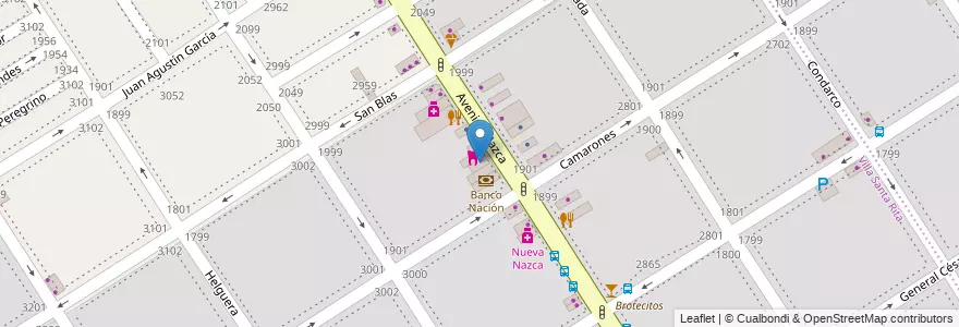 Mapa de ubicacion de Gerbo Sport, Villa Santa Rita en 阿根廷, Ciudad Autónoma De Buenos Aires, 布宜诺斯艾利斯, Comuna 11.