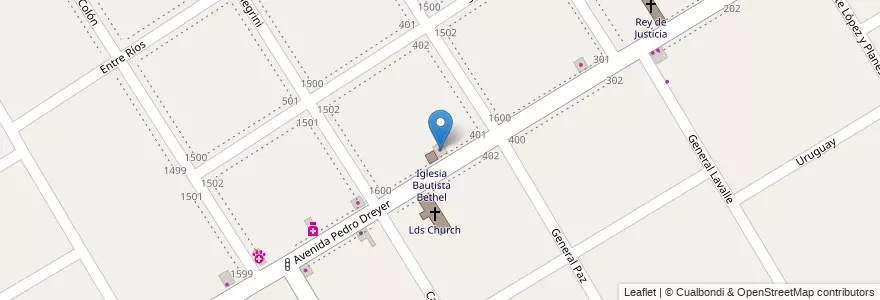 Mapa de ubicacion de Gestoria Seguros en Arjantin, Buenos Aires, Partido De Esteban Echeverría, Monte Grande.