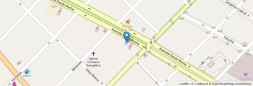 Mapa de ubicacion de Giacomazzi en Arjantin, Buenos Aires, Partido De Quilmes, Bernal.