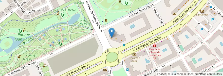 Mapa de ubicacion de Gino's en Испания, Мадрид, Мадрид, Área Metropolitana De Madrid Y Corredor Del Henares, Мадрид.