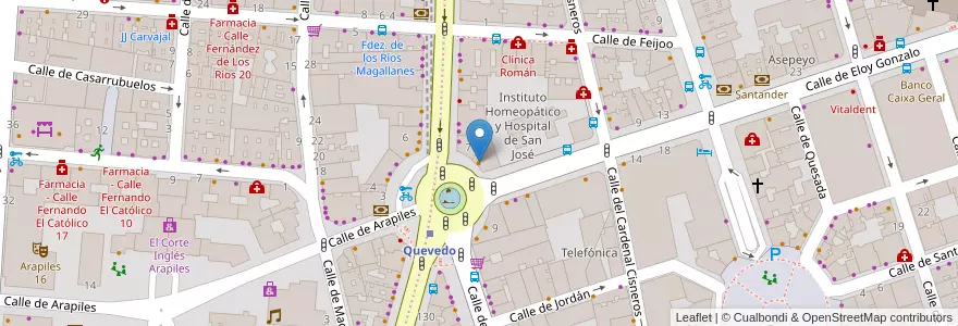 Mapa de ubicacion de Ginos en Spain, Community Of Madrid, Community Of Madrid, Área Metropolitana De Madrid Y Corredor Del Henares, Madrid.
