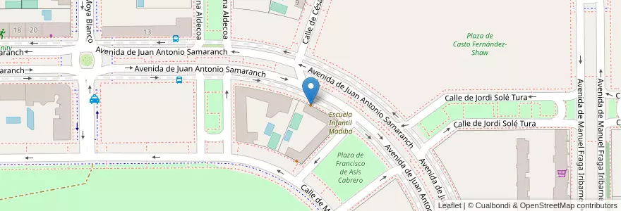 Mapa de ubicacion de Gio's Coffee en Espanha, Comunidade De Madrid, Comunidade De Madrid, Área Metropolitana De Madrid Y Corredor Del Henares, Madrid.