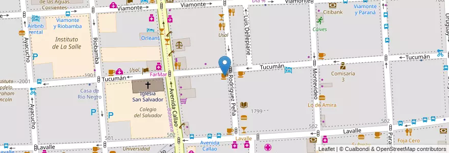 Mapa de ubicacion de Giovanni, San Nicolas en Argentina, Ciudad Autónoma De Buenos Aires, Buenos Aires.