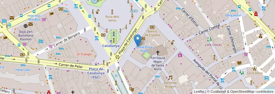 Mapa de ubicacion de girls drop en Spanje, Catalonië, Barcelona, Barcelonès, Barcelona.
