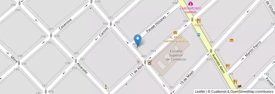 Mapa de ubicacion de Girotti en Argentina, Buenos Aires, Partido De Bahía Blanca, Bahía Blanca.