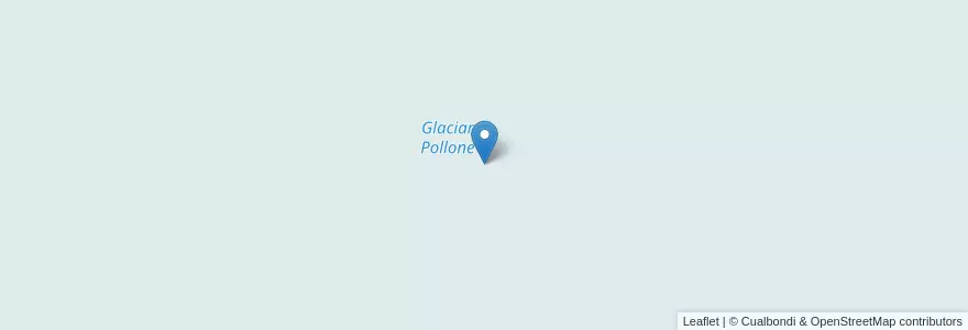 Mapa de ubicacion de Glaciar Pollone en Argentina, Chile, Wilayah Santa Cruz, Lago Argentino.