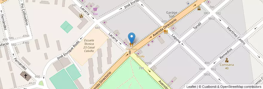 Mapa de ubicacion de Glo Tom, Parque Avellaneda en アルゼンチン, Ciudad Autónoma De Buenos Aires, Comuna 9, ブエノスアイレス.