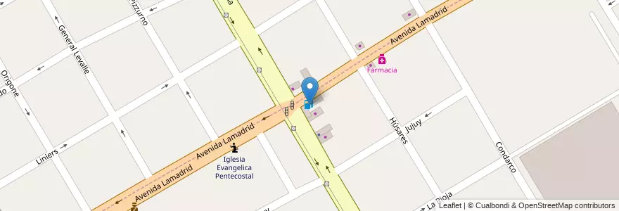 Mapa de ubicacion de GNC en アルゼンチン, ブエノスアイレス州, Partido De Quilmes, Quilmes.