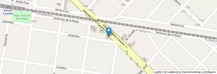 Mapa de ubicacion de GNC Acuario en アルゼンチン, ブエノスアイレス州, Partido De La Matanza, Rafael Castillo.