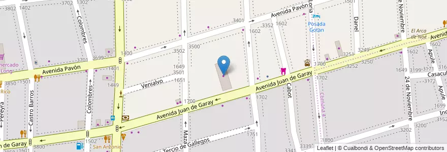 Mapa de ubicacion de GNC Arje, Boedo en アルゼンチン, Ciudad Autónoma De Buenos Aires, Comuna 5, ブエノスアイレス.
