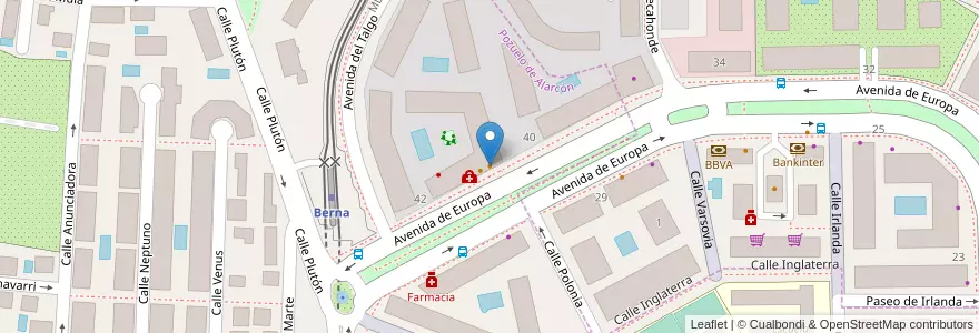 Mapa de ubicacion de Go! Shushing en Испания, Мадрид, Мадрид, Área Metropolitana De Madrid Y Corredor Del Henares, Pozuelo De Alarcón.