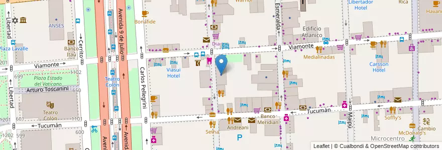 Mapa de ubicacion de Gobierno De La Ciudad De Buenos Aires, San Nicolas en Argentina, Ciudad Autónoma De Buenos Aires, Comuna 1, Buenos Aires.