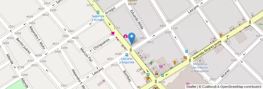 Mapa de ubicacion de Godoy Cualle Propiedades, Monte Castro en Argentinien, Ciudad Autónoma De Buenos Aires, Buenos Aires, Comuna 10, Comuna 11.