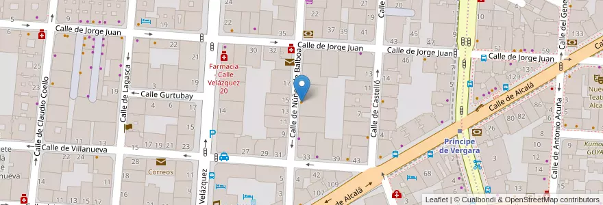 Mapa de ubicacion de Goiko Grill en Spain, Community Of Madrid, Community Of Madrid, Área Metropolitana De Madrid Y Corredor Del Henares, Madrid.