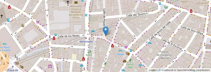 Mapa de ubicacion de Goiko Grill en إسبانيا, منطقة مدريد, منطقة مدريد, Área Metropolitana De Madrid Y Corredor Del Henares, مدريد.