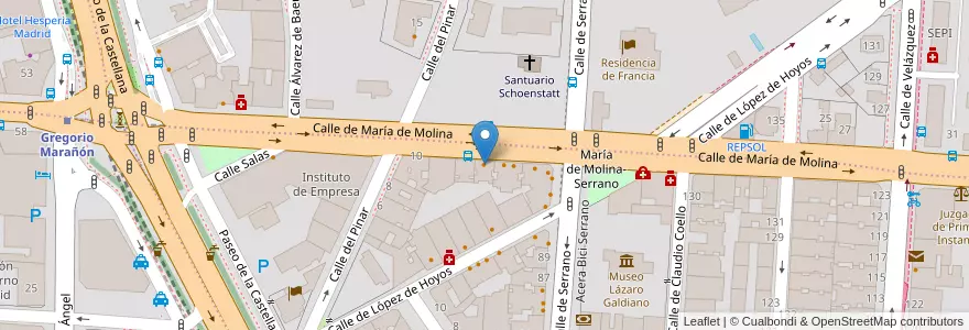 Mapa de ubicacion de Goiko Grill en Spain, Community Of Madrid, Community Of Madrid, Área Metropolitana De Madrid Y Corredor Del Henares, Madrid.