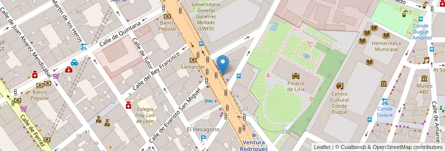 Mapa de ubicacion de Goiko Grill en Espanha, Comunidade De Madrid, Comunidade De Madrid, Área Metropolitana De Madrid Y Corredor Del Henares, Madrid.