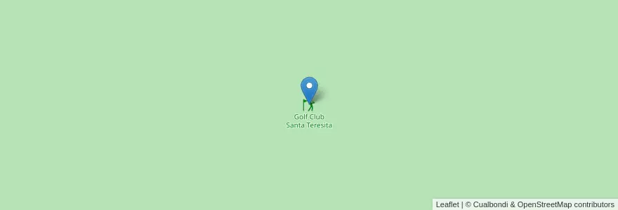 Mapa de ubicacion de Golf Club Santa Teresita en 阿根廷, 布宜诺斯艾利斯省, Partido De La Costa, Santa Teresita.
