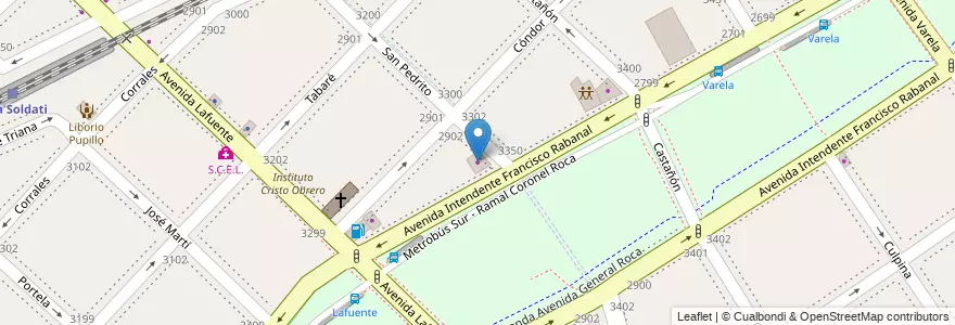 Mapa de ubicacion de Gomería Espinosa, Villa Soldati en 아르헨티나, Ciudad Autónoma De Buenos Aires, 부에노스아이레스, Comuna 8.